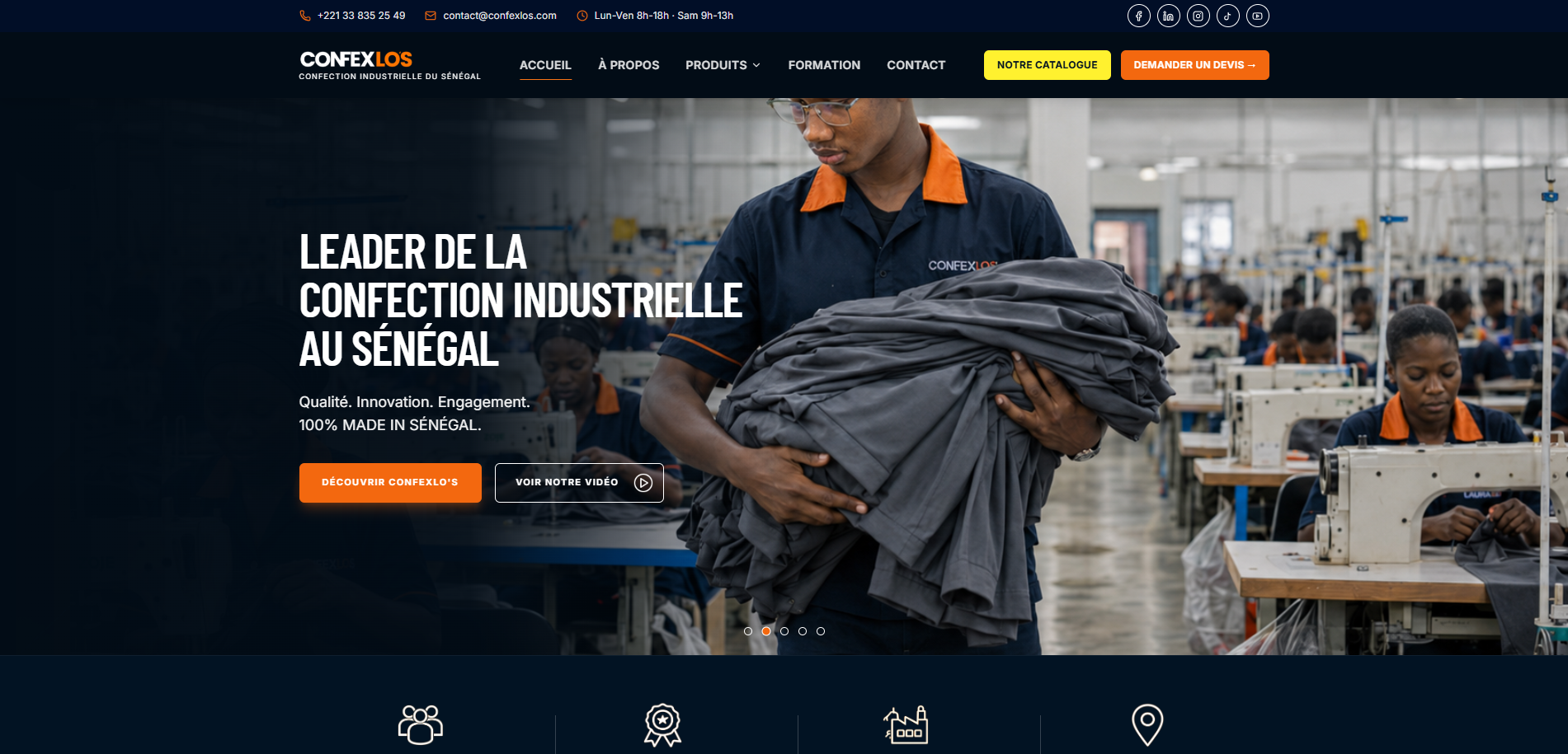 Aperçu du projet Confexlos